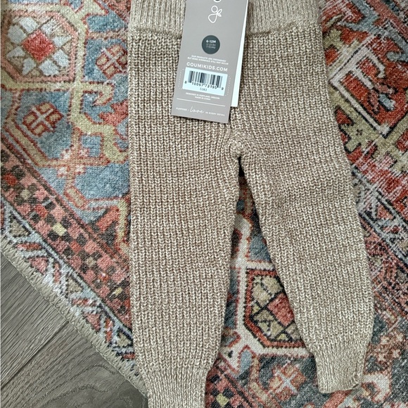 Goumi Other - Cozy Kids Knit Bottoms - Beige